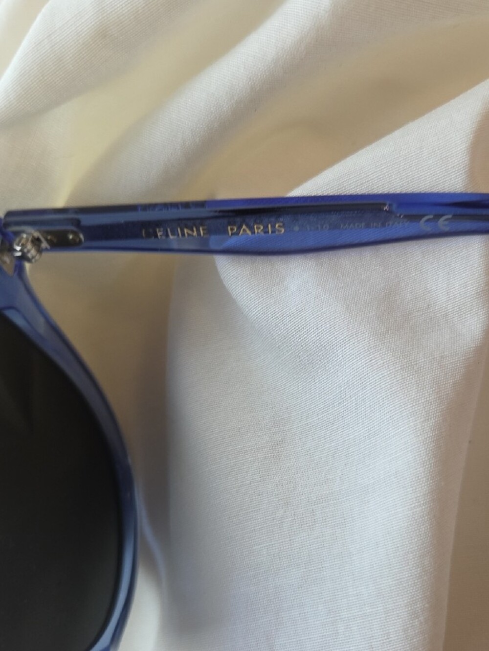 CELINE Blue Acetate Cat-Eye Sunglasses - Picture 5 of 8